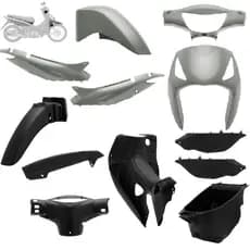 Kit Carenagem Completa Para Moto Biz 125 Ks Es 2006 A 2008 Pro Tork