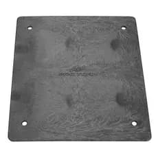 Placa Fixadora Interna Para Bauleto Baú Pro Tork 80 e 135 Litros Preto