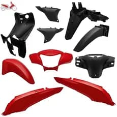 Kit Carenagem Completa Biz 125 KS ES 2011 a 2015 Modelo Original Pro Tork