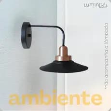Luminária de Parede arandela externa Show de Alumínio para Casa Salão Sala Quarto Varanda