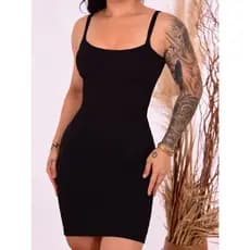 Vestido Alcinha Midi Mid Atacado Pronta Entrega Justo Tubinho Moda Blogueira Verao Canelado Alça