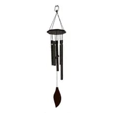 Sinos Dos Ventos Metal Pendente 5 Tubos 31cm
