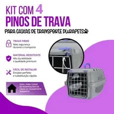 KIT 4 Travas da Caixa De Transporte Durapets
