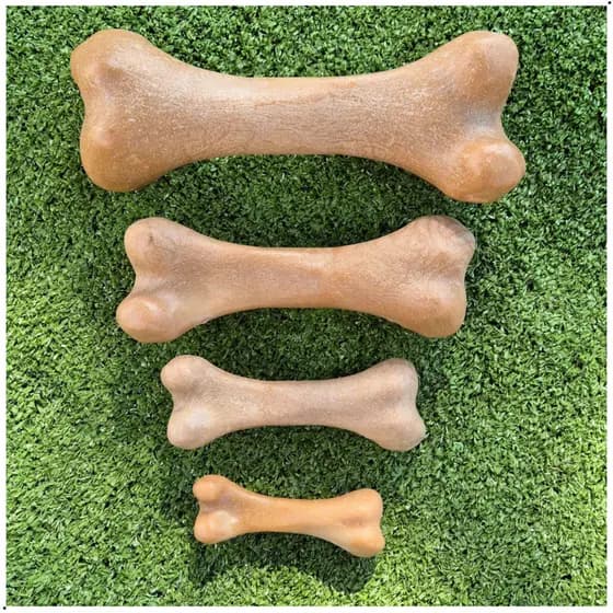 Brinquedo de Cachorro Pet Osso Mordedor Fibra De Coco Natural P/M/G Dura Pet's