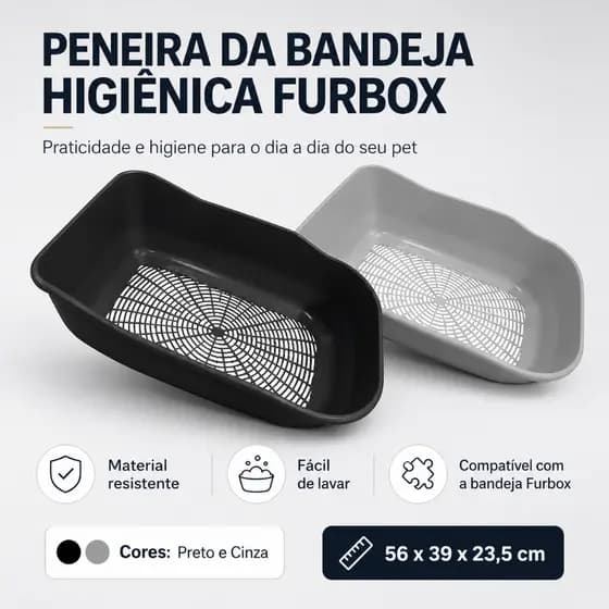 Peneira da Bandeja Higiênica FURBOX Durapets