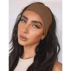 Faixa Bandana Turbante tecido liso feminino Adulto