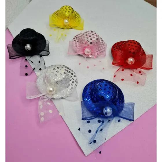 Casquete Aplicado no Bico de pato com Brilho Para festa