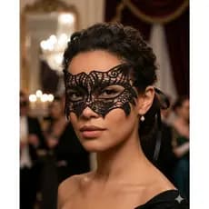 Mascara de Renda Fantasia Feminina