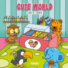 Livro De Colorir Tik Tok 24 Desenhos Cute World Folha 150 Gm²