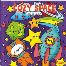 Livro Tik Tok Cozy Space com 24 desenhos - Livro de Colorir
