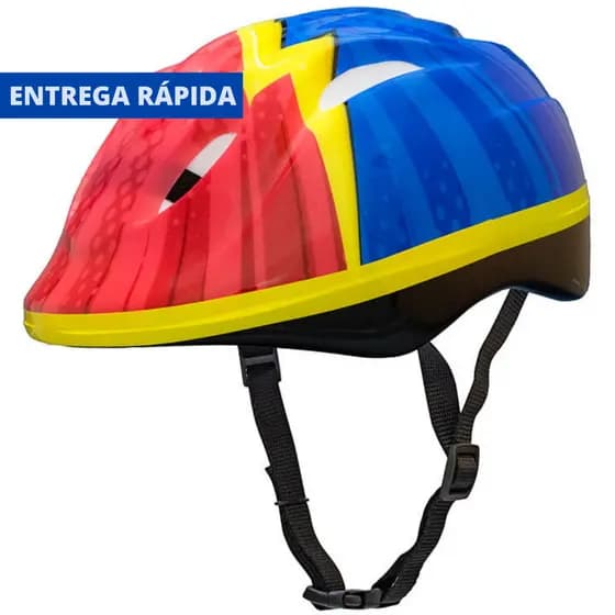 Capacete Ciclista Infantil Criança Bicicleta 8 Furos GTA Rapid 52-56