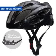 Capacete Ciclista com Led Inmold Start Comfort Gta 20 furos