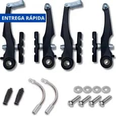 Par De Freio V-brake Aluminio Para Bicicleta Bike Mtb Gta