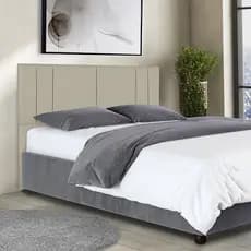 Cabeceira Estofada Cama Box Tulipa com Pé - Disponível em Vários Tamanhos