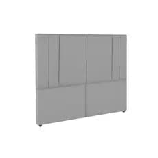 Cabeceira de Cama box com pé Tulipa em Linho/ Courino ou Suede