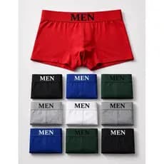 Kit 6 10 ou 12 Cuecas Boxer Premium Adulto Masculina Microfibra Confortável Acabamento Invisível Macio