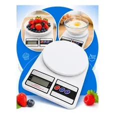 Balança Digital De Cozinha Com Alta Precisão Alimentos Capacidade Até 10kg Visor Digital LCD