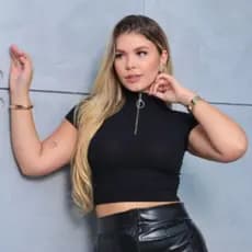 Cropped Feminino Canelado Com Zíper Manga Curta Moda Blogueira Verão