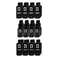 6 Balm para Barba + 6 Shampoo para Barba + 6 Óleo para Barba - Kit Barba para Revenda