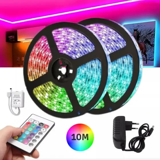 Fita Led 5 Metros RGB Prova D'agua 300 Smd 12v Ip65