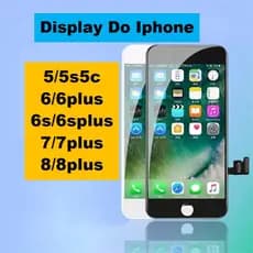 Tela Display Touch Frontal LCD Compatível IP 5G 5C 5S 6G 6S 6Plus 6S Plus 7G 7Plus 8G 8Plus Pronta Entraga