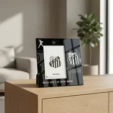 PORTA RETRATO OFICIAL DO SANTO F.C PRESENTE SANTOS + CAIXA OFICIAL