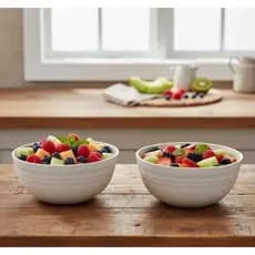 2 Tigelas De Cozinha Lyor Bowl 500ml Fibra De Bambu e PP
