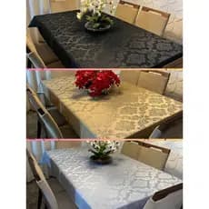 Kit 3 Toalhas de mesa jacquard luxo 6 cadeiras Para Cozinhas PREMIUM A PRONTA ENTREGA