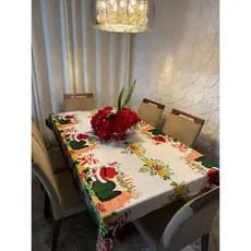 Toalhas de mesa 6 cadeiras decorativa Natalinas com Estampas Variadas ENVIO IMEDIATO