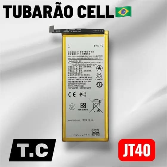BAT COMPATIVAL G6 PLUS (JT40) ORI 100% NOVA COM GARANTIA 90 DIA