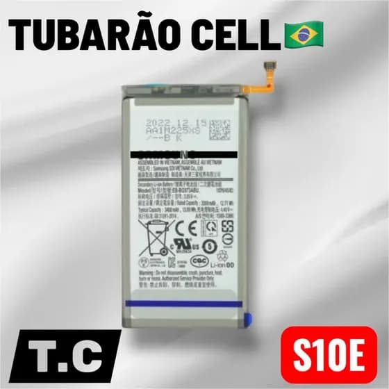 BAT COMPATIVAL S10E (EB-BG970ABU) ORI 100% NOVA COM GARANTIA 90 DIA