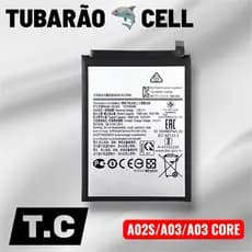 BAT COMPATIVEL A02S/A03/A03 CORE (ORG) NOVA COM GARANTIA 90 DIAS
