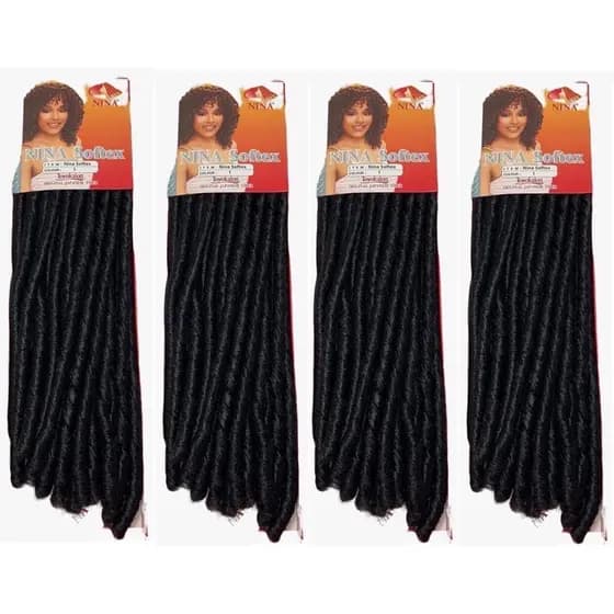 Cabelo Nina SOFTEX Super Combo 4x - Crochet Braids 4Pacotes - Várias opções de cores.