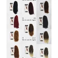 Rabo de Cavalo Cacheado - FIBRA BIO VEGETAL  80CM MODELO:NTL NATURALL Peso Líquido 180G Peso Total 230G Kinky Drawstring Pony Tail Fake For Women Girl PartyModelo