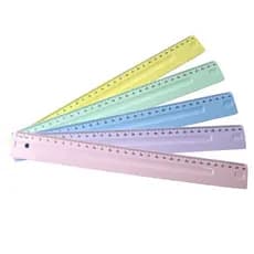 Régua de 30cm Serena Pastel Dello Material Escolar Papelaria
