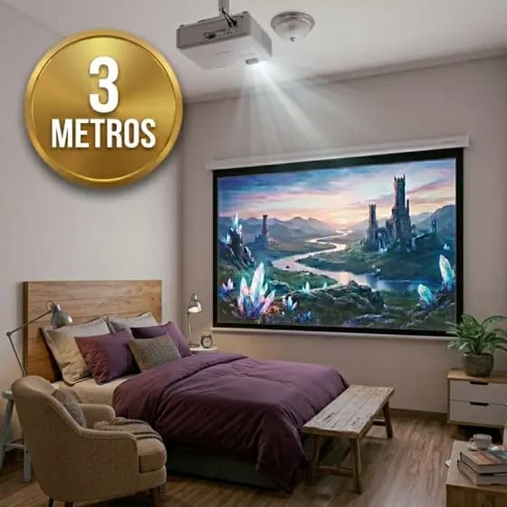 Tecido Para Tela de Projeção Tecido Dry Fit 3 Metros 100% Poliéster Não Amassa e Não Forma Vincos