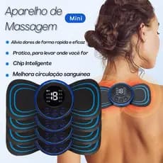 Mini Massageador Elétrico Portátil De Pescoço De Pulso Massagem Cervical Ferramenta De Alívio Da Dor Muscular Nas Costas