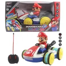Brinquedo Carrinho De Controle Remoto Mario Kart com som e luz