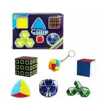 Kit Cubo Mágico 3x3x3 Skewb 2x2x2 Mastermorphix Snake Chavei