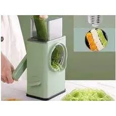 Cortador De Legumes Ralador Multifuncional 3 Em 1 Manivela Aço Inox