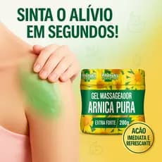 Sinta o Alívio com Gel Massageador Arnica Pura Extra Forte 200g Ação Refrescante Relaxante