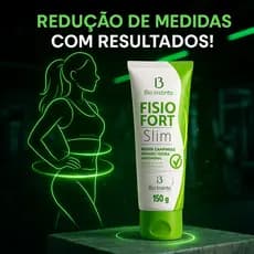 FisioFort Slim Gel Redutor Corporal 150g – Reduz Gordura Localizada e Afinar a Cintura