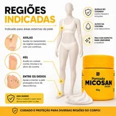 Kit 3 Clareador de Virilhas e Axilas Micosan 50g