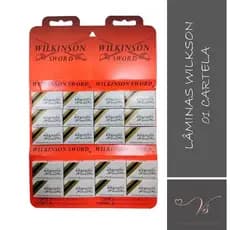 Cartela lâmina Wilkinson - 20x3 lâminas (60 lâminas)