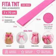 KIT 200 Fita TNT para Fechar Sacolas e Sacos de Presente | Embalagem