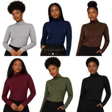 Blusa Feminina  Lãzinha Cacharrel Gola Alta Premium Quentinha ATÉ GG