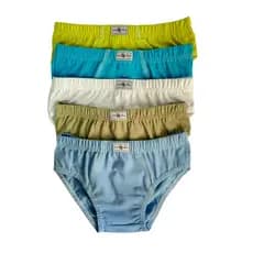 Cueca Infantil 100% ALGODÃO Com Forro Cueca Menino Algodão Cores Lisas