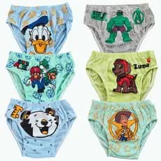 Kit Cueca Infantil Menino 100% Algodão Personagens Estampas Divertidas