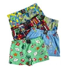 Kit Cueca Boxer Infantil Menino Cueca Box Estampada Criança