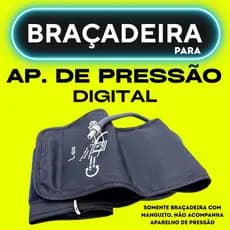 Braçadeira / Manguito p/ Aparelho de Pressão Digital de Braço. Pequeno, Médio e Grande